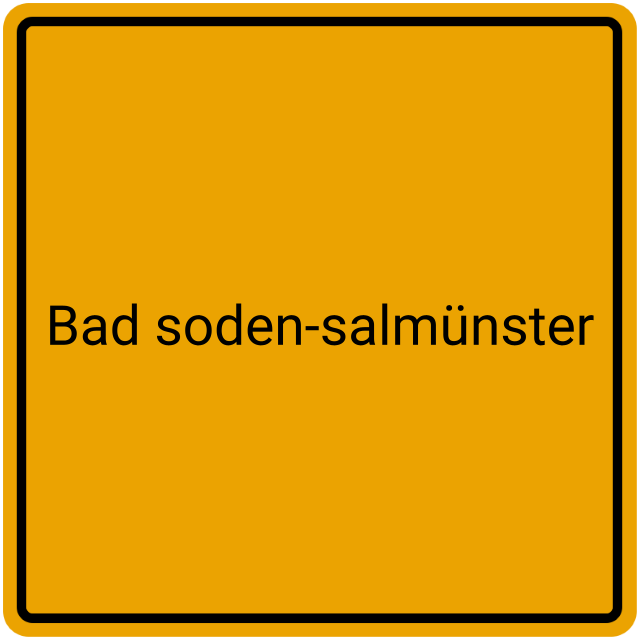 Meldebestätigung Bad Soden-Salmünster